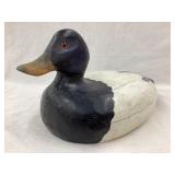 Jack Becker Carved Duck Decoy, 13 1/2"L