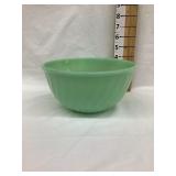 Fire King Jadeite 8" "Swirl" Mixing Bowl, 4"T