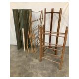 (2) Wooden Dressing Screens/Frame, (2) Wooden