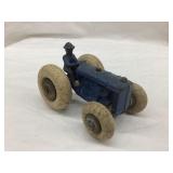 Kilgore Ford Cast Iron Toy Tractor w/ Driver, 4"L