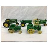 (5) Ertl John Deere 1:16 Toy Tractors