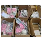 6-Boxes of Misc Nuts, Bolts, Fasteners, Hitch Pins