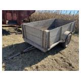 Utility Trailer With Sides