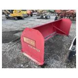 8ft Skid Steer Snow Box w/ Rubber Edge