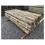 (36) 4x8 Treated Fence Posts