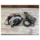 Electric Circular Saw and Drill