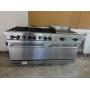 Vulcan 6 burner gas dual oven with grill top