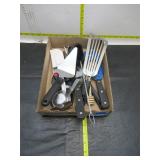 assorted kitchen utensils