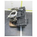 Dell keyboard, mouses, universal charger