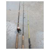 APX graphite, Zebco and other fishing pole