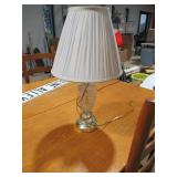 Glass table lamp