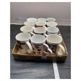 Coffee mugs, 1 dozen