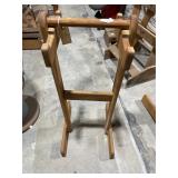 Oak rack for two tables