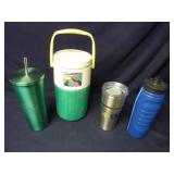 GROUP OF BEVERAGE CONTAINERS - GOOD CONDITION