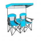 DOUBLE CAMP CHAIR WITH CANOPY