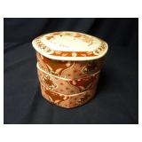 VINTAGE CERAMIC 3 LAYER BOWLS WITH LID