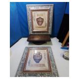 Pair of Egyptian style decorator prints of