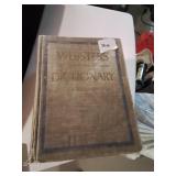 Antique websters dictionary