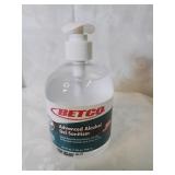 New bottle of betco advanced alcohol gel