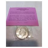 United states eisenhower dollar nineteen seventy