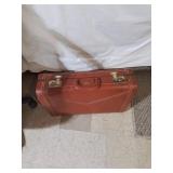 Is brown leather briefcase