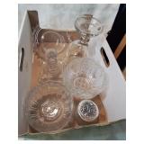 Flat with various estate glass including a