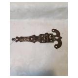 Antique ice box door hinge