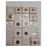 Sheet of.Vintage coins