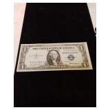 One dollar silver certificate