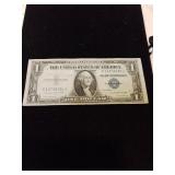 One dollar silver certificate