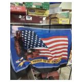 New.Three by five proud to be american flag