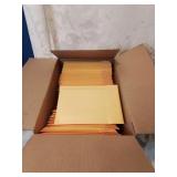 Box of five by seven padded mailing envelopes