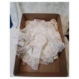 3 lace doilies