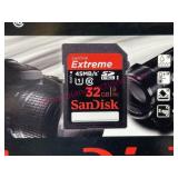 Scan Disk Extreme 32GB SDHC Card (for cameras)