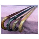 (4) Old sturdy canes