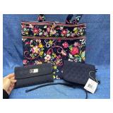 3pcs Vera Bradley tote & others (Blue)