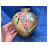 Reiberg Ceramics Raku pottery vessel ($35)