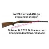 Tues Oct 8 Online Auction: Coins -Shotgun -Antiques