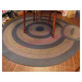 7.5-ft Braded blue-grey kitchen rug & 2 throws