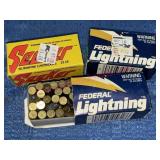 (3) Boxes 22-cal LR ammo (140 rounds) Round Points