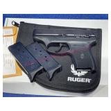 Ruger LC9 9mm Pistol w/ (2) 9-rd clips & case