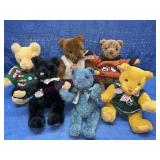 (6) Gund Teddy Bears