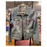 Liz Claiborne Villager jean jacket sz 10