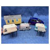 Cute toy RV campers & others