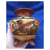 southwest indian pottery vase 5.5in tall