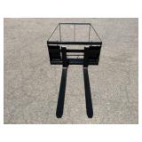 UNUSED Skid-Steer Pallet Fork Attachment,49" Forks