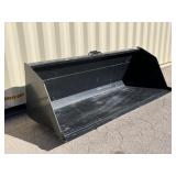 UNUSED Skid-Steer 83" Solid Bucket w/ Bevel