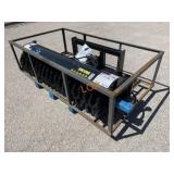 UNUSED Hydraulic Skid-Steer 72" Rotary Angle Broom