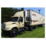 International Road Tractor & Refrigerated Trailer