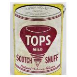 Tops Scotch Snuff Sign